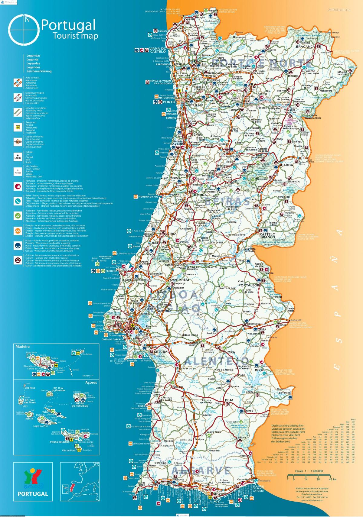 faro portugali kartta Portugali lomakohteet kartalla   Kartta Portugali resorts (Etelä  faro portugali kartta